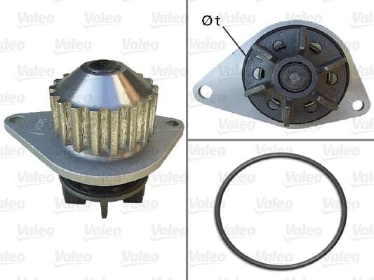 Water Pump, engine cooling 506704 - image 2