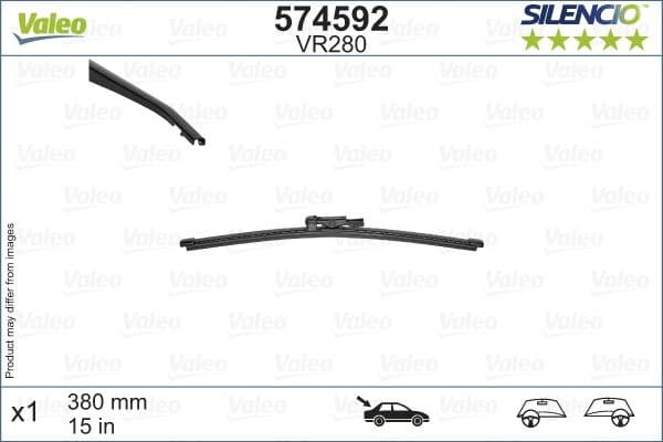 Wiper Blade SILENCIO REAR 574592 - image 7
