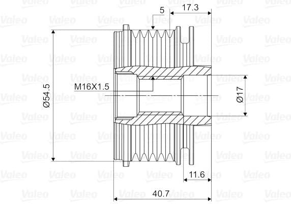 Alternator Freewheel Clutch VALEO NEW SPARE PART 588026 - image 4