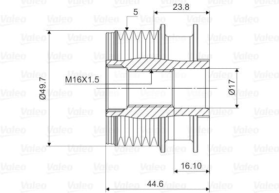 Alternator Freewheel Clutch VALEO NEW SPARE PART 588085 - image 4