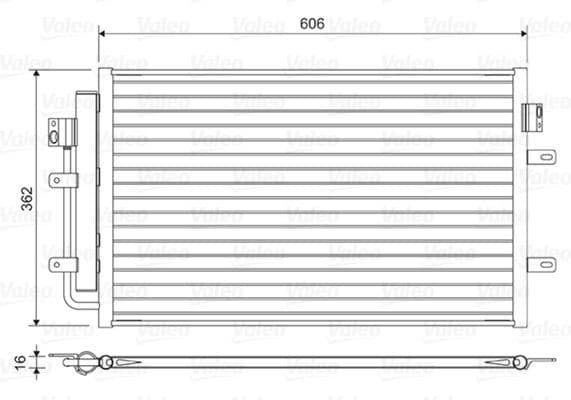 Condenser, air conditioning 822551 - image 2