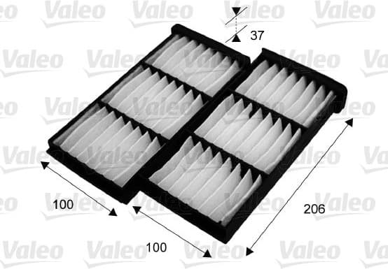 Filter, cabin air VALEO ESSENTIAL 715545 - image 2