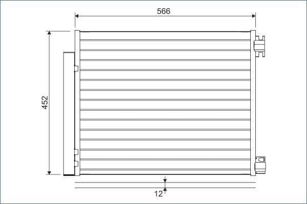 Condenser, air conditioning 822569 - image 2