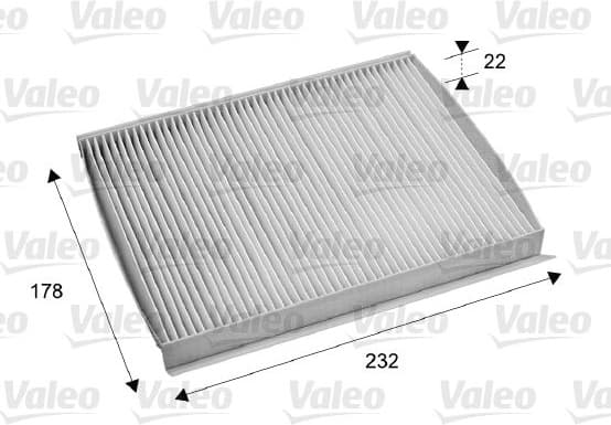 Filter, cabin air VALEO ESSENTIAL 715686 - image 2