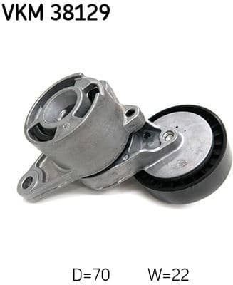 Belt Tensioner, V-ribbed belt VKM 38129 - image 2
