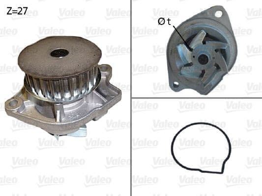 Water Pump, engine cooling 506576 - image 2