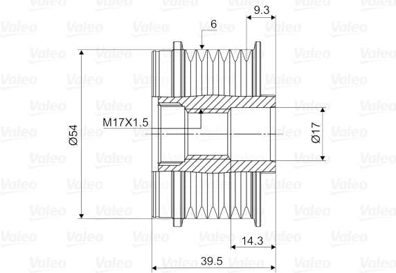Alternator Freewheel Clutch VALEO NEW SPARE PART 588012 - image 4