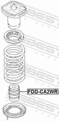 Rubber Buffer, suspension FDD-CA2WR - image 2