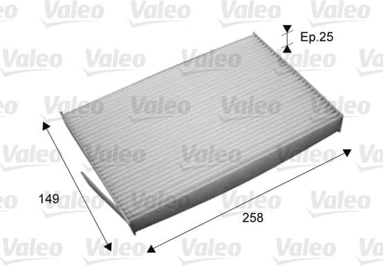 Filter, cabin air VALEO ESSENTIAL 715709 - image 2