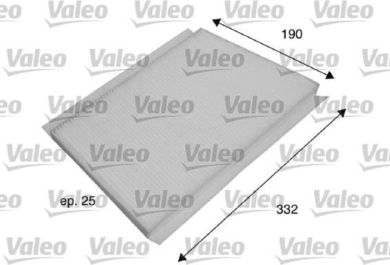 Filter, cabin air VALEO ESSENTIAL 698701 - image 2