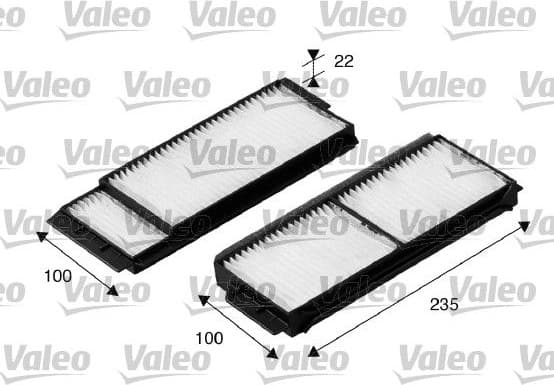 Filter, cabin air VALEO ESSENTIAL 698892 - image 2