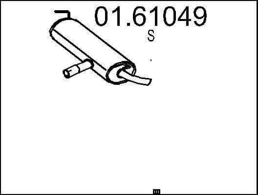 Rear Muffler 01.61049