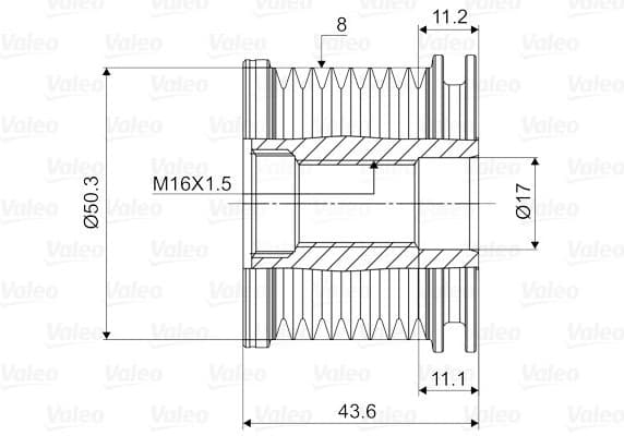 Alternator Freewheel Clutch VALEO NEW SPARE PART 588090 - image 4