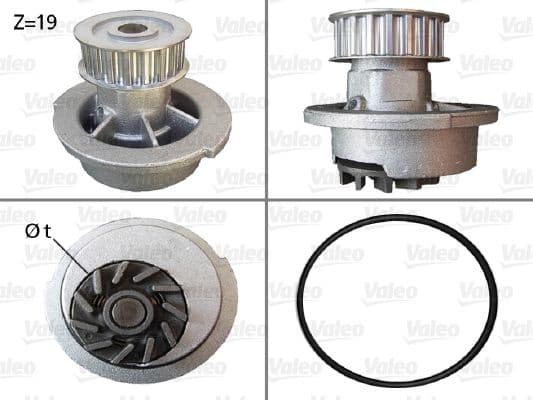 Water Pump, engine cooling 506007 - image 2