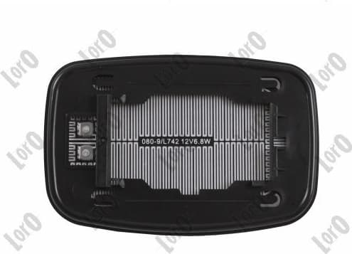 Mirror Glass, exterior mirror LORO 1204G03