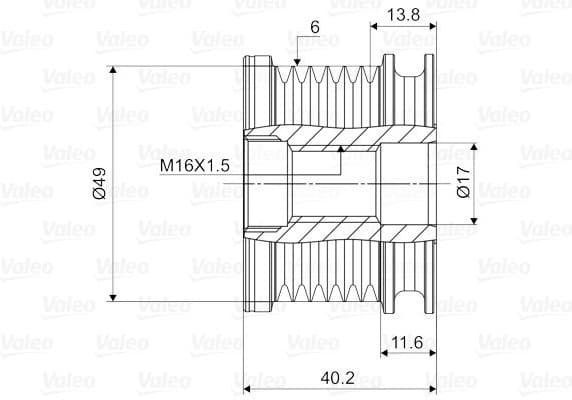 Freewheel clutch alternator 588095 - image 4