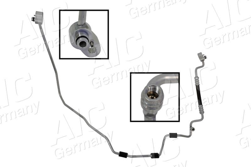 High/Low-pressure Line, air conditioning Original AIC Quality 71309