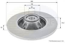 Brake disc with bearing ADC3011