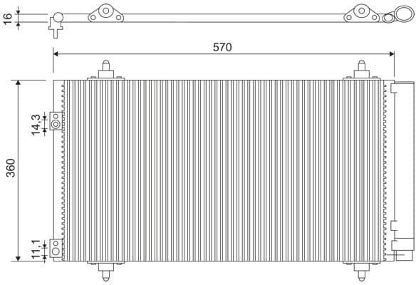 Condenser, air conditioning 818171 - image 3