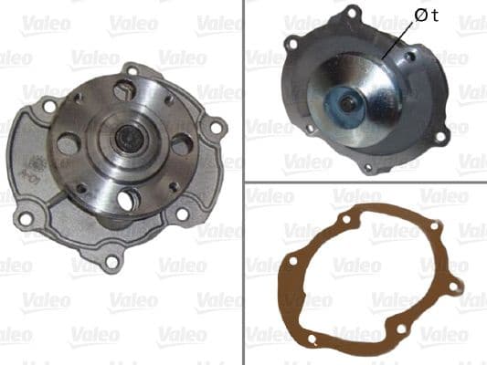 Water Pump, engine cooling 506866 - image 2