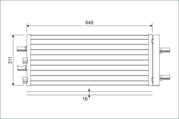 Condenser, air conditioning 822615 - image 2