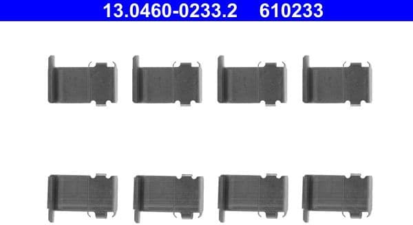 Accessory Kit, disc brake pad 13-0460-0233-2