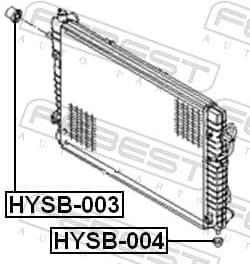Mounting, radiator HYSB-004 - image 2