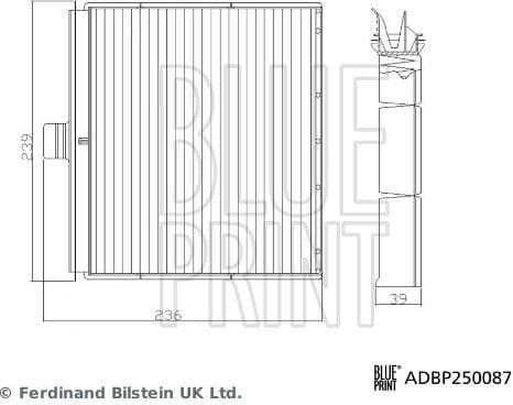 Filter, cabin air ADBP250087 - image 2