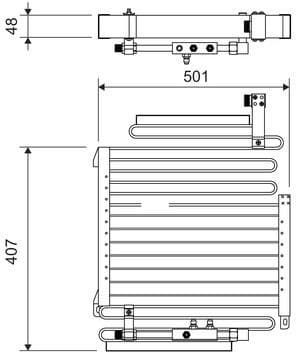 Condenser, air conditioning 814288 - image 2