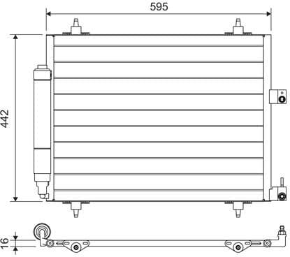 Condenser, air conditioning 817579 - image 2