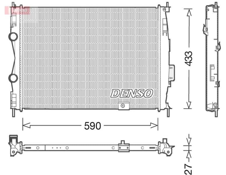 Radiator, engine cooling DRM46051