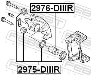 Repair Kit, brake caliper 2975-DIIIR - image 2
