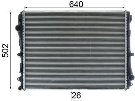 Radiator, engine cooling BEHR *** PREMIUM LINE *** CR 2604 000P - image 11
