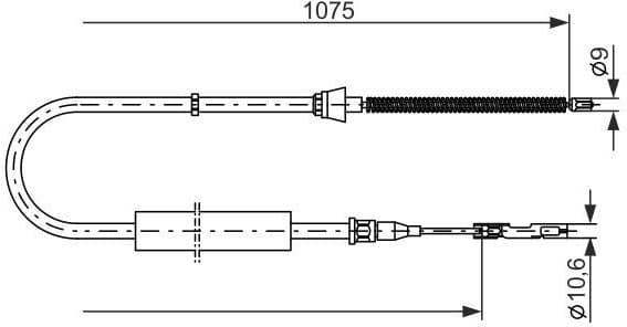 Cable Pull, parking brake 1 987 477 808 - image 5