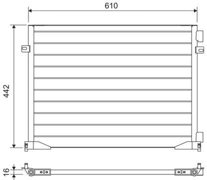 Condenser, air conditioning 817644 - image 2