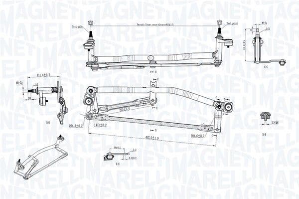 Wiper Linkage 085570753010 - image 3