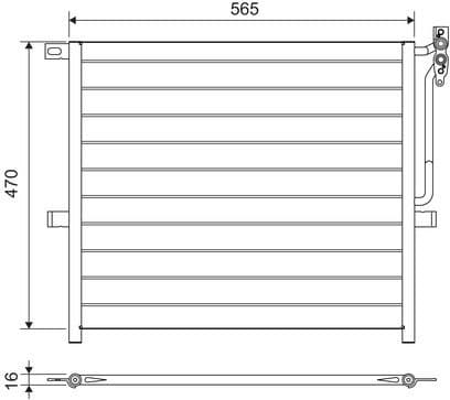 Condenser, air conditioning 817383 - image 2
