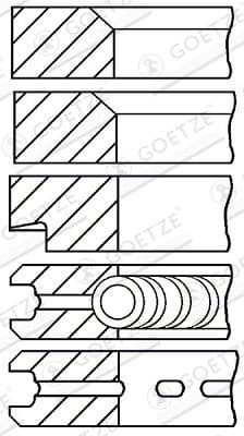 Piston Ring Set 08-313400-00