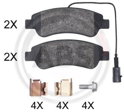 Brake Pad Set, disc brake 35067