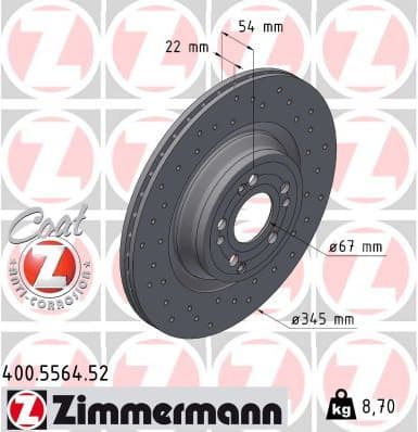 Brake Disc SPORT BRAKE DISC Z 400.5564.52