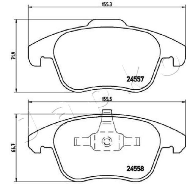 Brake Pad Set, disc brake 500611 - image 2