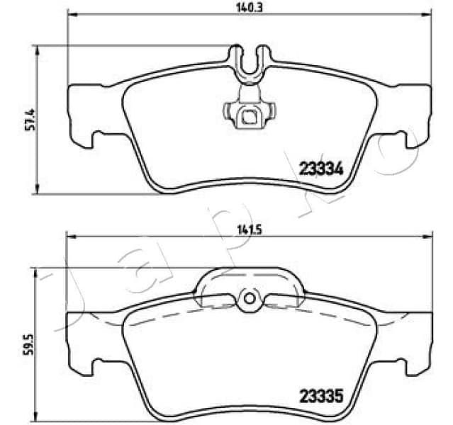 Brake Pad Set, disc brake 510511 - image 2