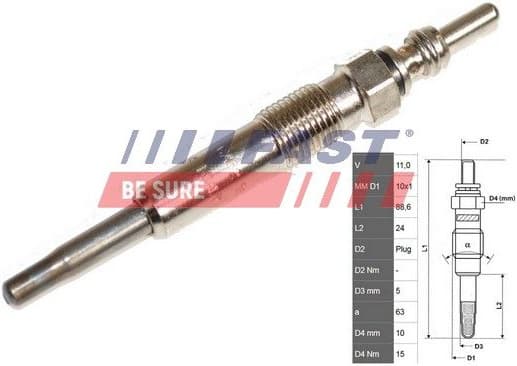 Glow Plug FT82726