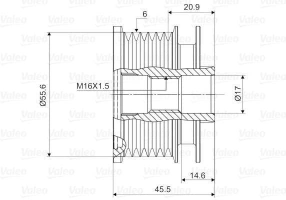 Freewheel clutch alternator 588071 - image 4