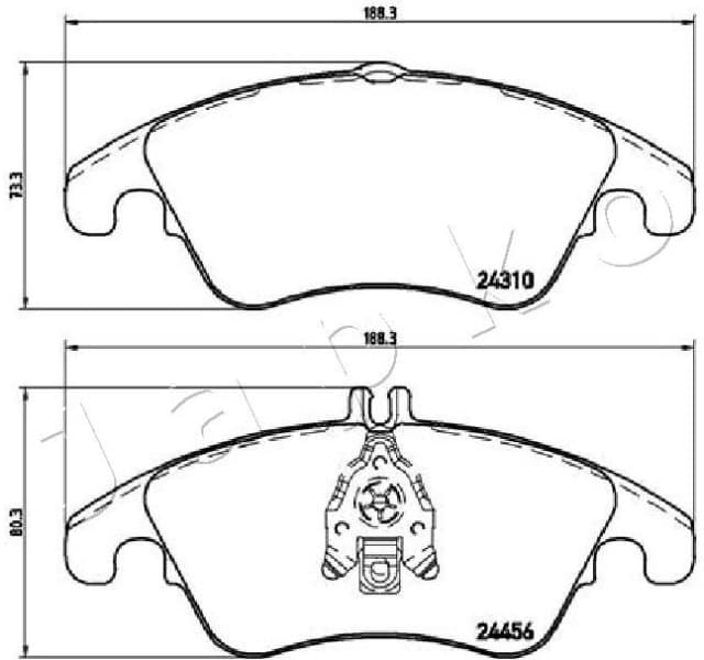 Brake Pad Set, disc brake 500513