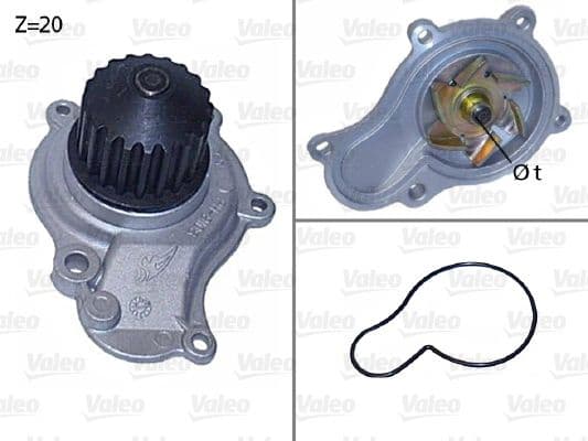 Water Pump, engine cooling 506605 - image 2