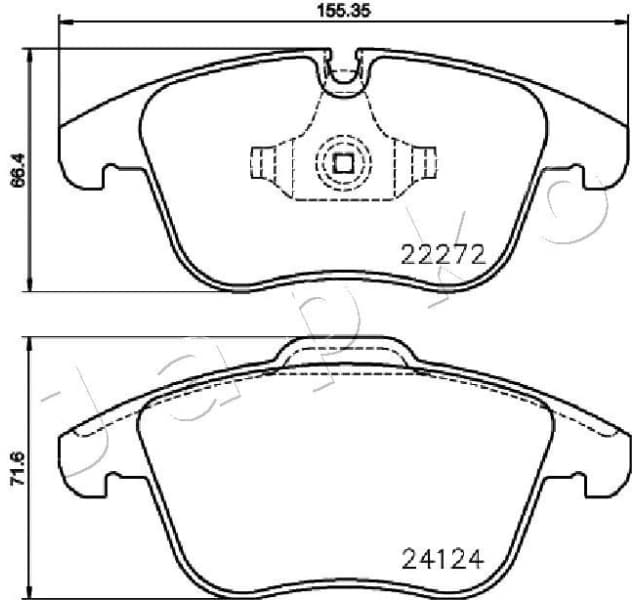 Brake Pad Set, disc brake 500339 - image 2