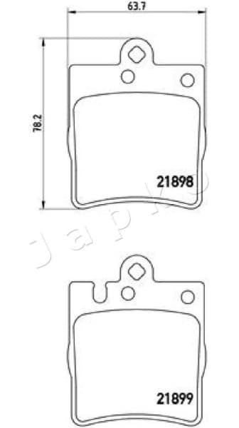 Brake Pad Set, disc brake 510504 - image 2