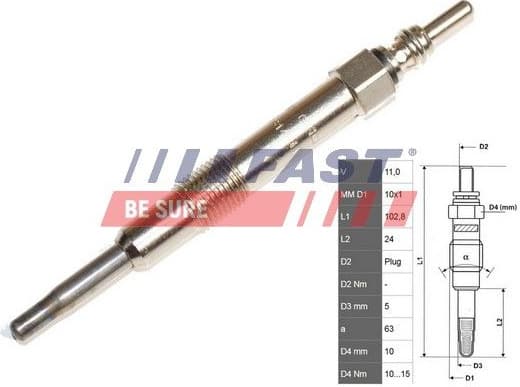 Glow Plug FT82703