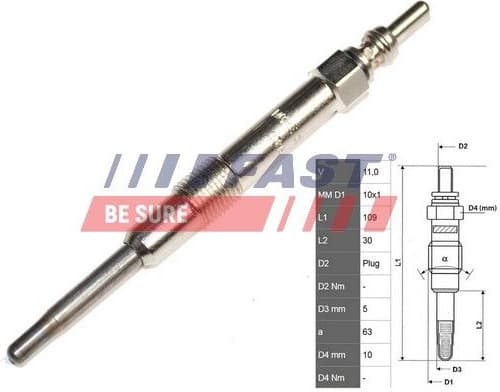 Glow Plug FT82733